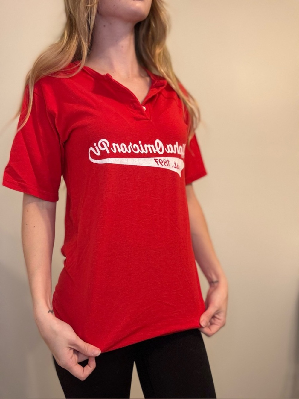 Alpha Omicron Pi Baseball Shirt